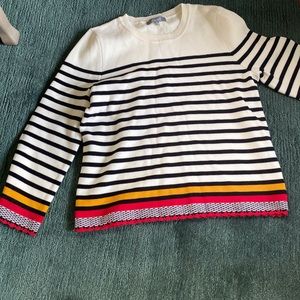 Striped sailor knit sweater